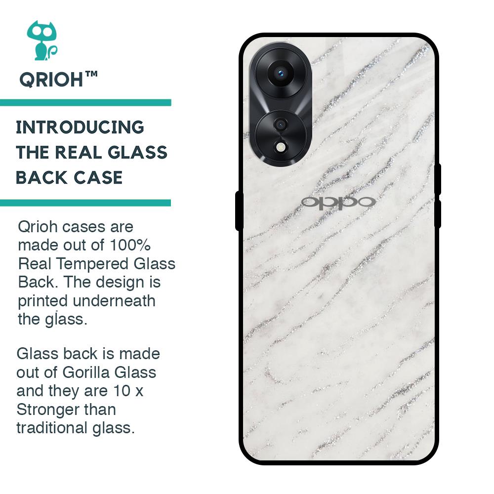 Polar Frost Glass Case for Oppo A58 5G