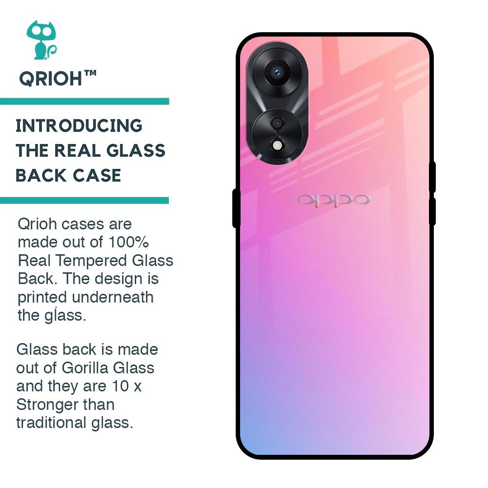 Dusky Iris Glass case for Oppo A58 5G