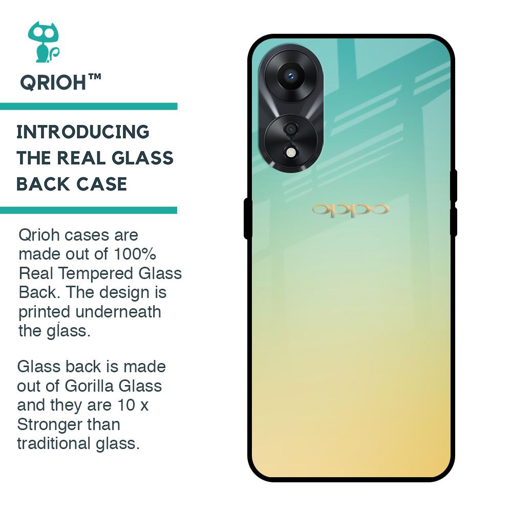 Cool Breeze Glass case for Oppo A58 5G