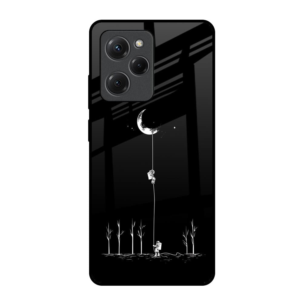 Catch the Moon Poco X5 Pro 5G Glass Back Cover Online