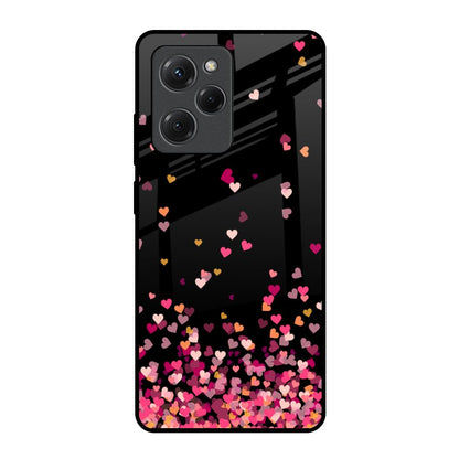 Heart Rain Fall Poco X5 Pro 5G Glass Back Cover Online
