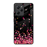 Heart Rain Fall Poco X5 Pro 5G Glass Back Cover Online