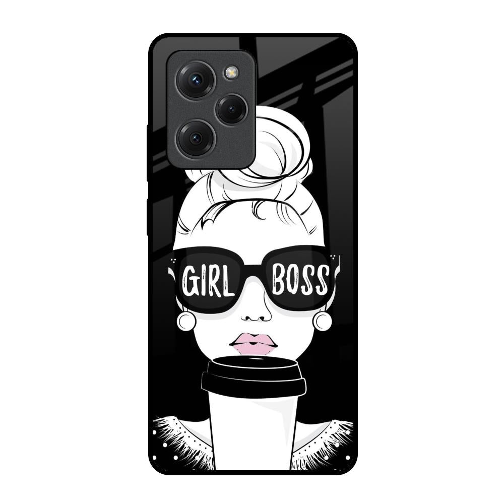 Girl Boss Poco X5 Pro 5G Glass Back Cover Online
