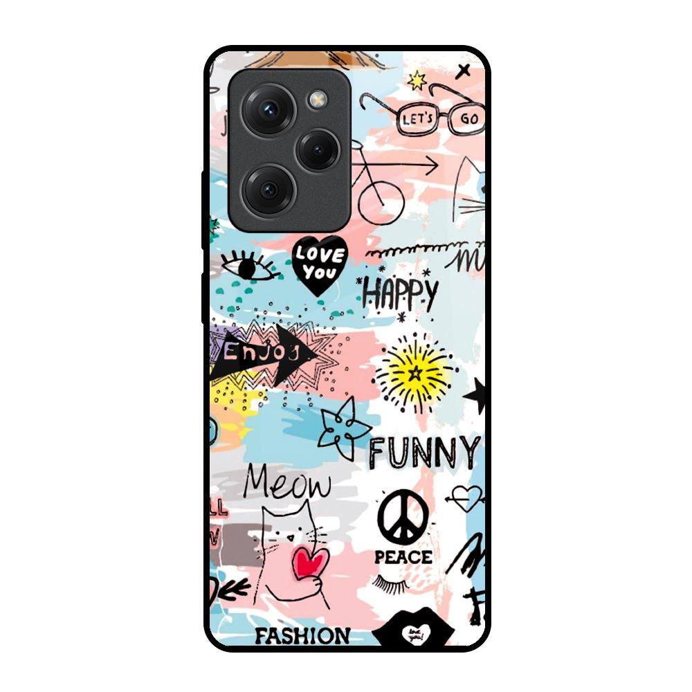 Just For You Poco X5 Pro 5G Glass Back Cover Online