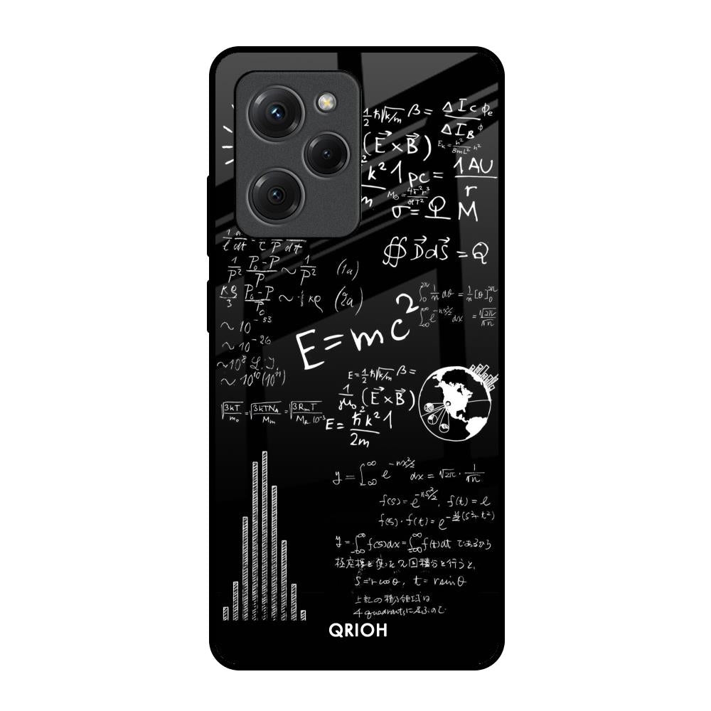 Funny Math Poco X5 Pro 5G Glass Back Cover Online