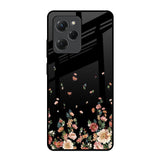 Floating Floral Print Poco X5 Pro 5G Glass Back Cover Online