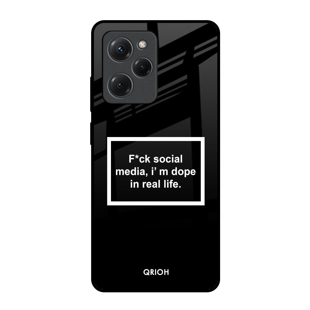 Dope In Life Poco X5 Pro 5G Glass Back Cover Online