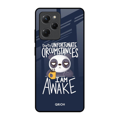 Struggling Panda Poco X5 Pro 5G Glass Back Cover Online