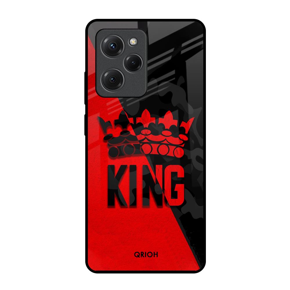 I Am A King Poco X5 Pro 5G Glass Back Cover Online