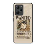 Luffy Wanted Poco X5 Pro 5G Glass Back Cover Online