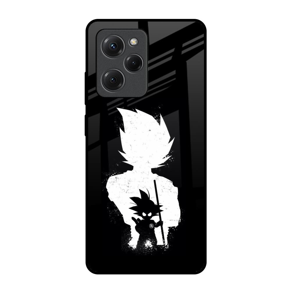 Monochrome Goku Poco X5 Pro 5G Glass Back Cover Online
