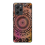 Floral Mandala Poco X5 Pro 5G Glass Back Cover Online