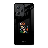 Go Your Own Way Poco X5 Pro 5G Glass Back Cover Online