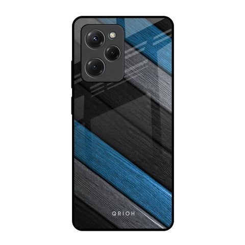 Multicolor Wooden Effect Poco X5 Pro 5G Glass Back Cover Online