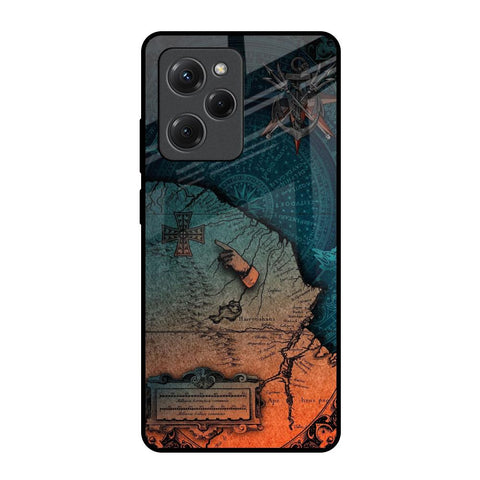 Geographical Map Poco X5 Pro 5G Glass Back Cover Online