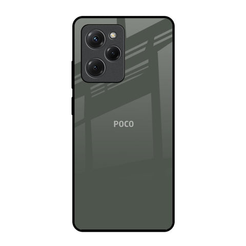 Charcoal Poco X5 Pro 5G Glass Back Cover Online
