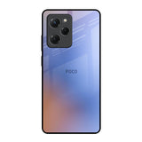Blue Aura Poco X5 Pro 5G Glass Back Cover Online