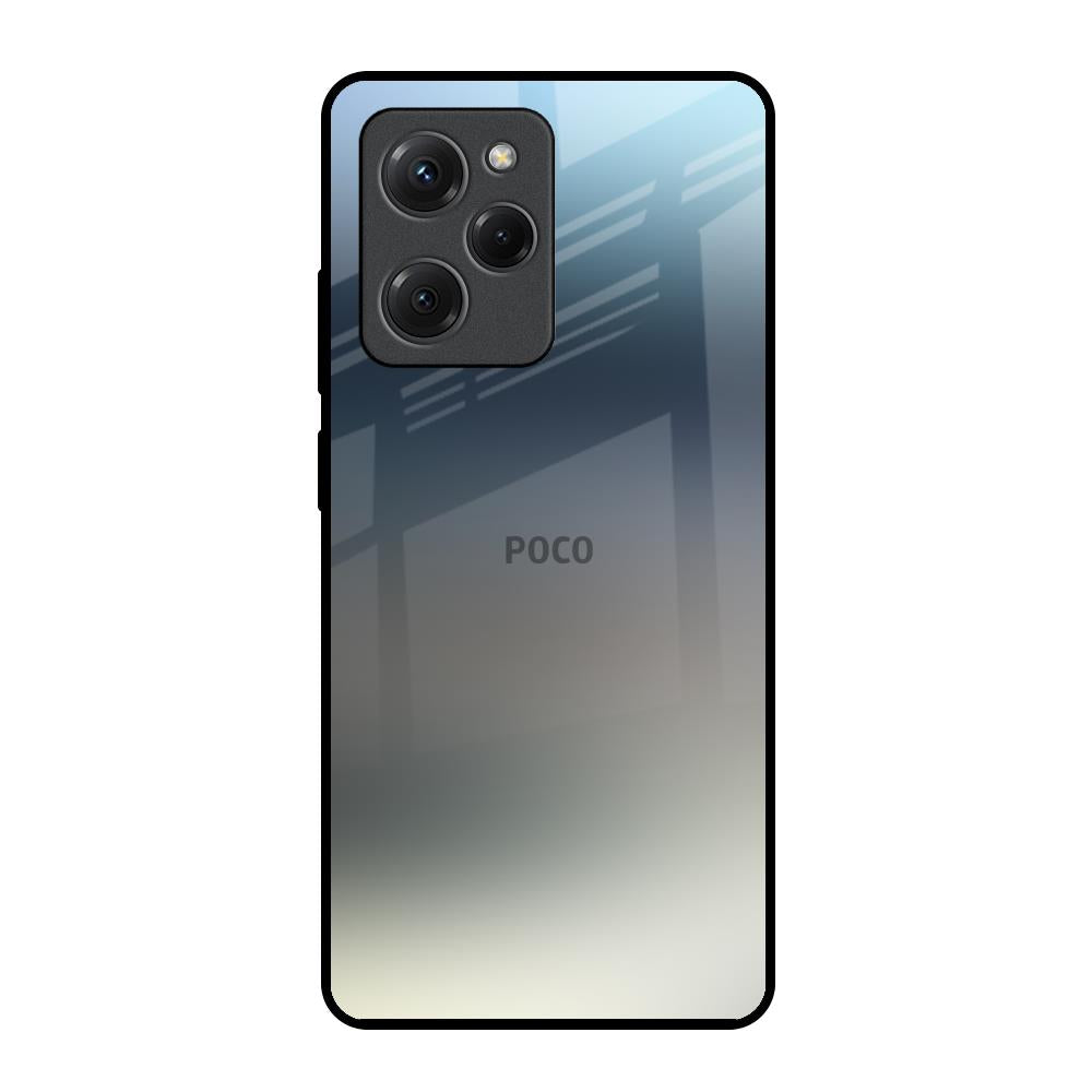 Tricolor Ombre Poco X5 Pro 5G Glass Back Cover Online