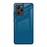 Cobalt Blue Poco X5 Pro 5G Glass Back Cover Online