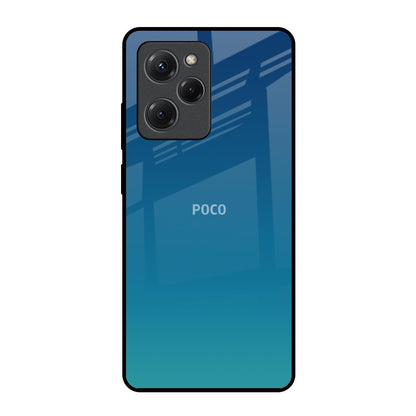 Celestial Blue Poco X5 Pro 5G Glass Back Cover Online