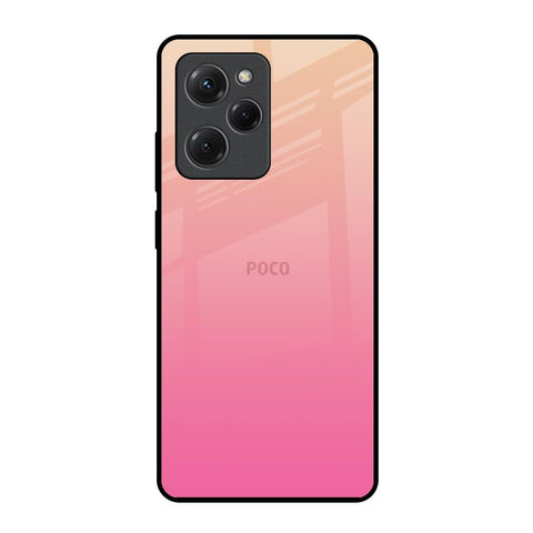 Pastel Pink Gradient Poco X5 Pro 5G Glass Back Cover Online