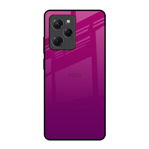 Magenta Gradient Poco X5 Pro 5G Glass Back Cover Online