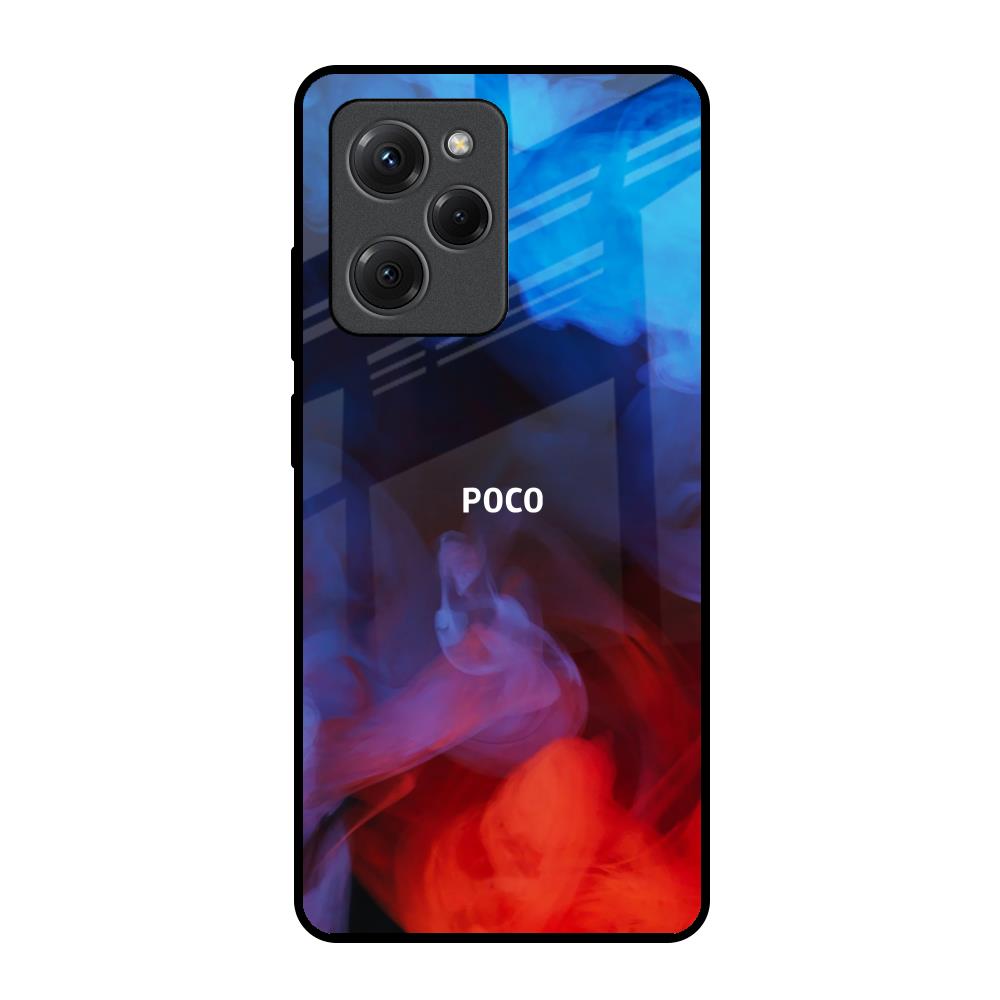 Dim Smoke Poco X5 Pro 5G Glass Back Cover Online