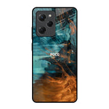 Golden Splash Poco X5 Pro 5G Glass Back Cover Online