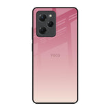 Blooming Pink Poco X5 Pro 5G Glass Back Cover Online