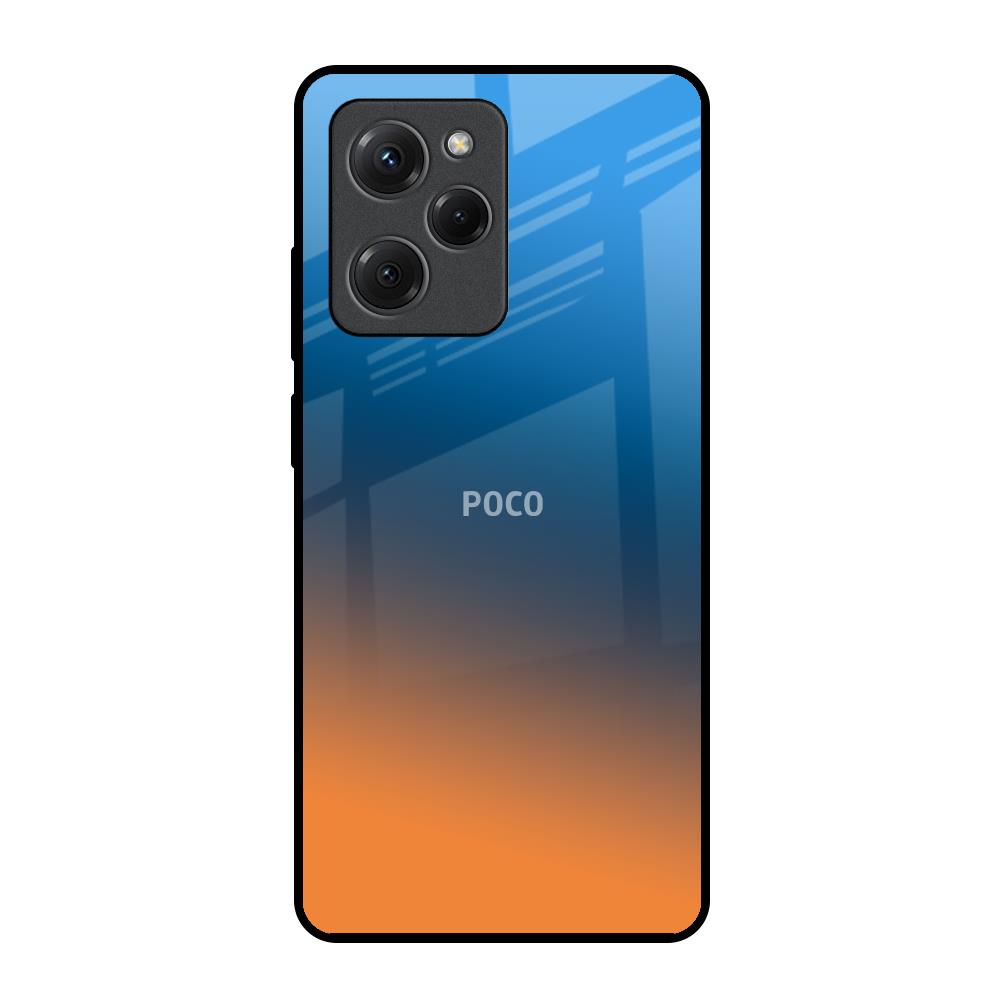 Sunset Of Ocean Poco X5 Pro 5G Glass Back Cover Online