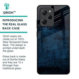 Dark Blue Grunge Glass Case for Poco X5 Pro 5G