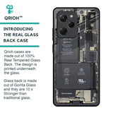 Skeleton Inside Glass Case for Poco X5 Pro 5G