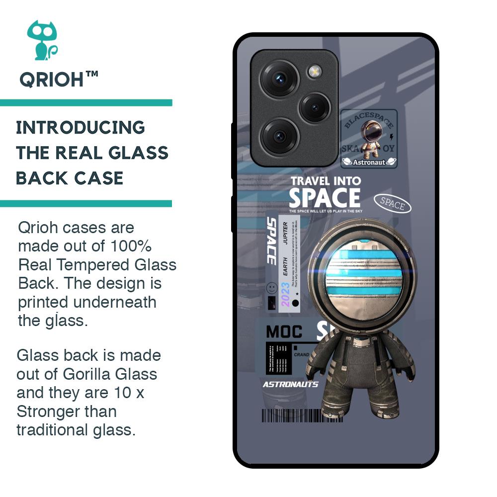 Space Travel Glass Case for Poco X5 Pro 5G