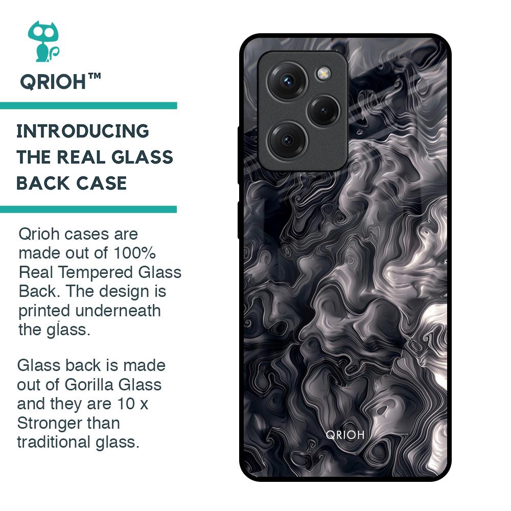 Cryptic Smoke Glass Case for Poco X5 Pro 5G