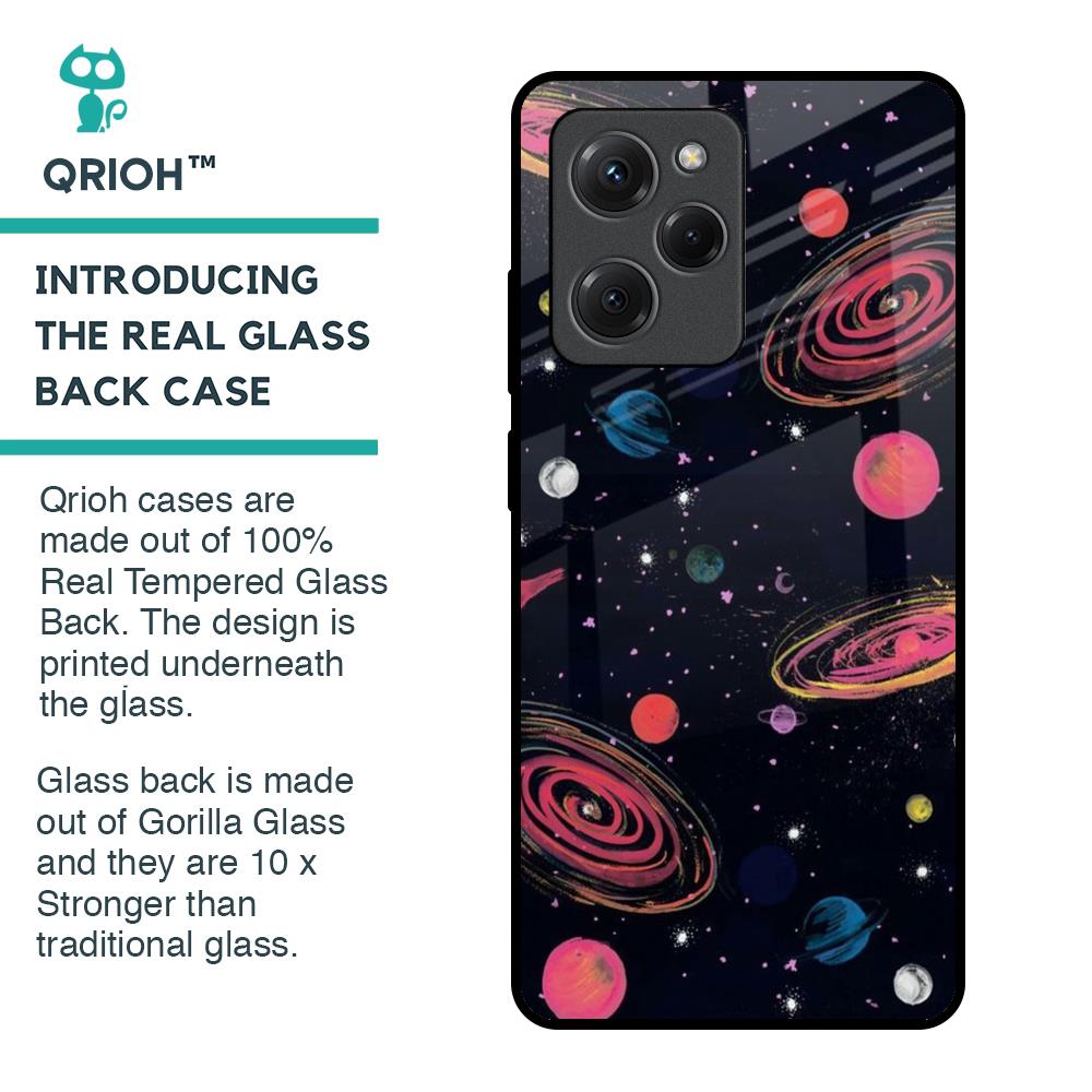 Galaxy In Dream Glass Case For Poco X5 Pro 5G