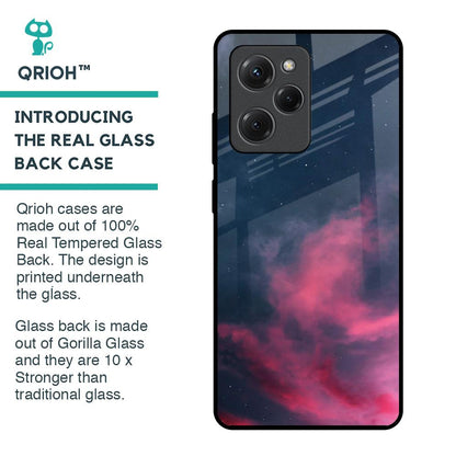 Moon Night Glass Case For Poco X5 Pro 5G