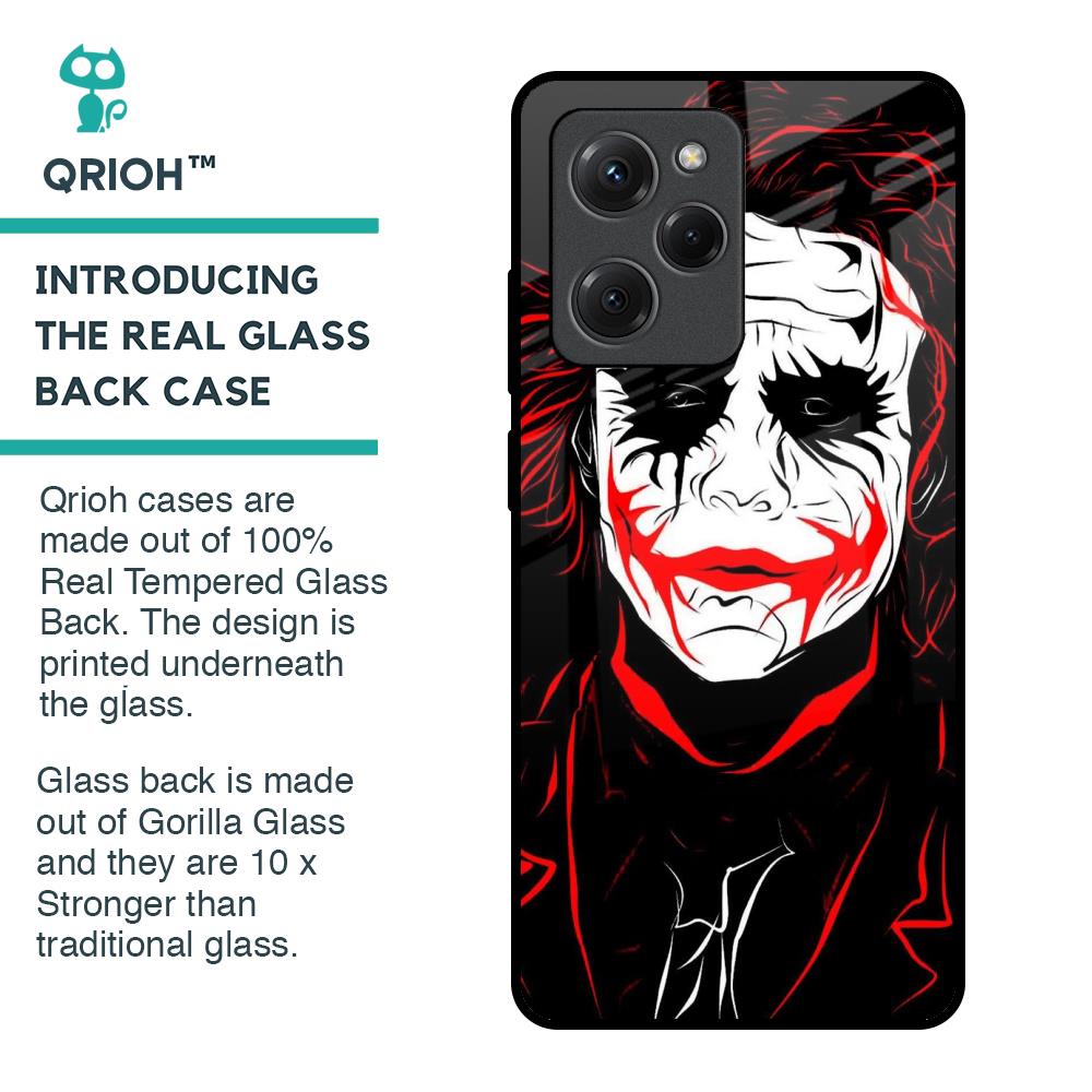 Life In Dark Glass Case For Poco X5 Pro 5G