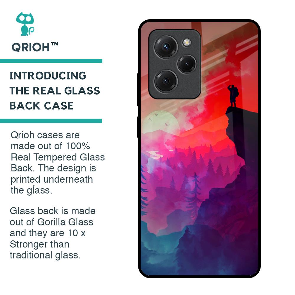Dream So High Glass Case For Poco X5 Pro 5G
