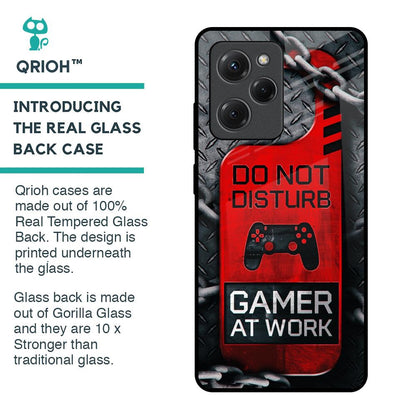 Do No Disturb Glass Case For Poco X5 Pro 5G