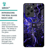 Techno Color Pattern Glass Case For Poco X5 Pro 5G