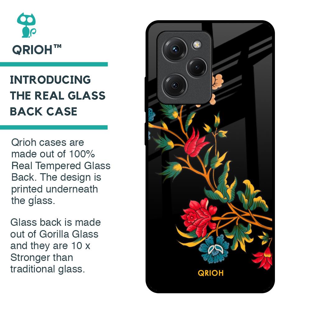 Dazzling Art Glass Case for Poco X5 Pro 5G