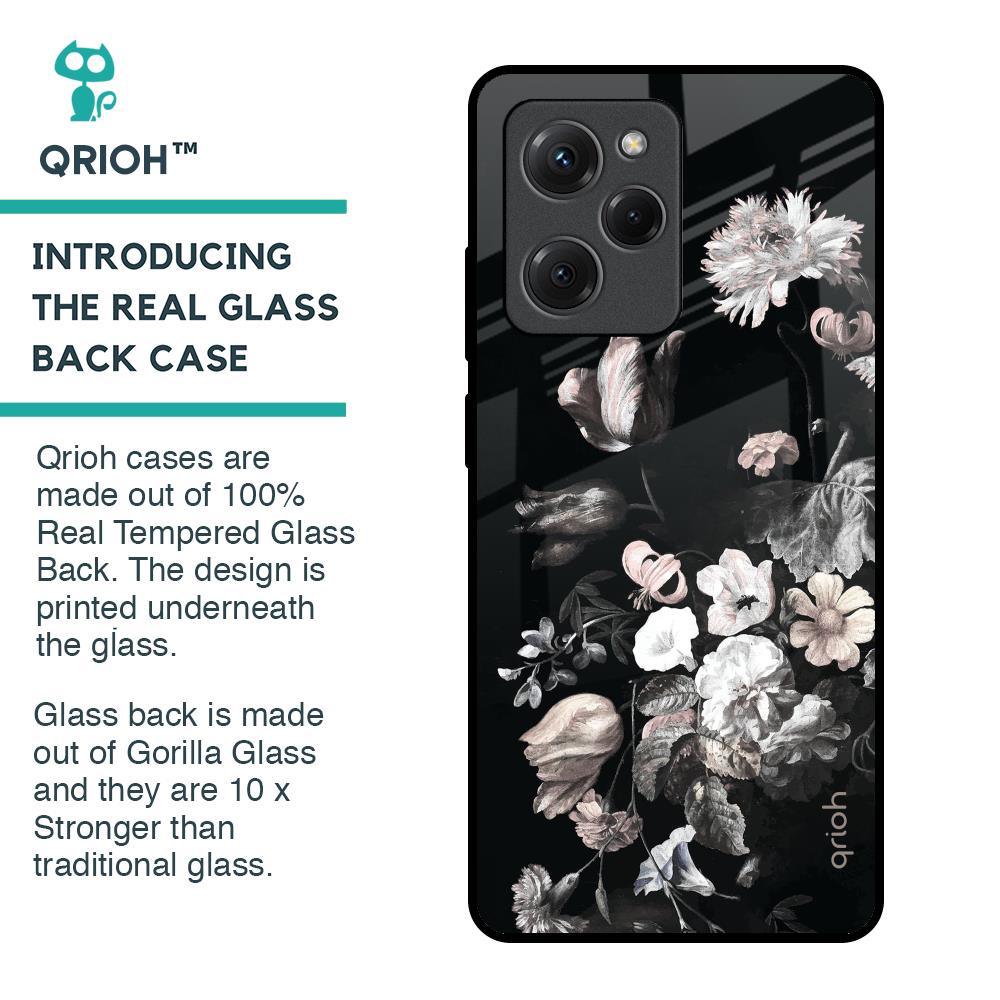 Artistic Mural Glass Case for Poco X5 Pro 5G