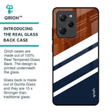 Bold Stripes Glass Case for Poco X5 Pro 5G