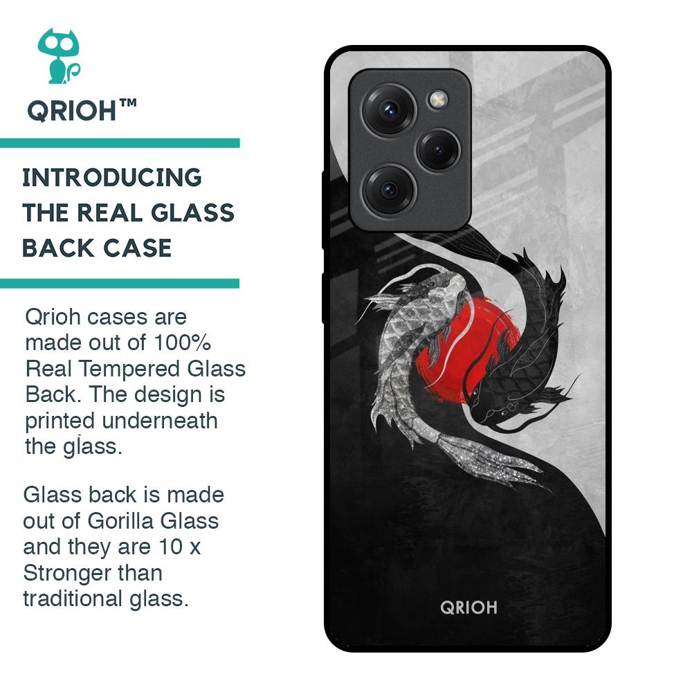Japanese Art Glass Case for Poco X5 Pro 5G