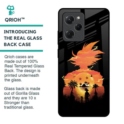 Japanese Paradise Glass Case for Poco X5 Pro 5G
