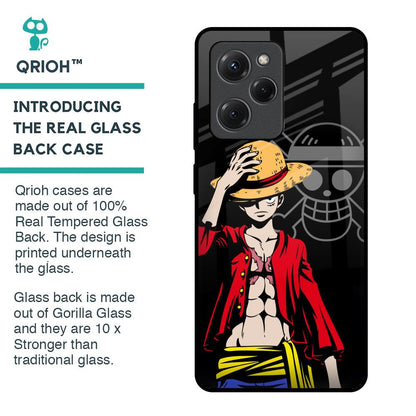 Hat Crew Glass Case for Poco X5 Pro 5G