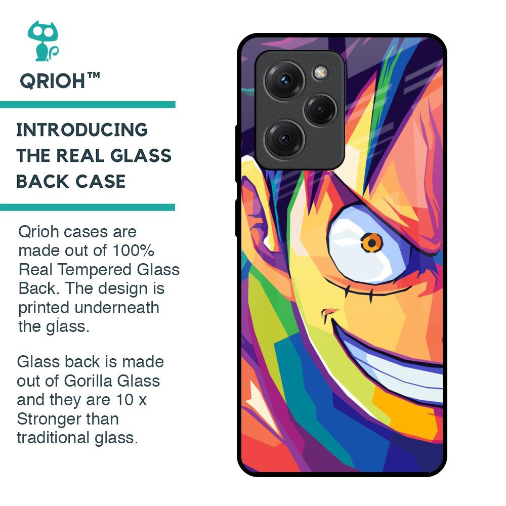 Monkey Wpap Pop Art Glass Case for Poco X5 Pro 5G