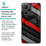 Soft Wooden Texture Glass Case for Poco X5 Pro 5G
