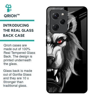 Wild Lion Glass Case for Poco X5 Pro 5G
