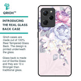 Elegant Floral Glass Case for Poco X5 Pro 5G